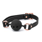 Bondage Couture Silicone Ball Gag - Black