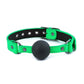 Electra Play Things PU Leather Ball Gag - Green