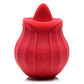 Inmi Bloomgasm Wild Violet Rechargeable Silicone 10X Licking Stimulator - Red