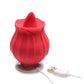 Inmi Bloomgasm Wild Violet Rechargeable Silicone 10X Licking Stimulator - Red