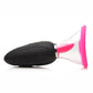 Inmi Lickgasm Mini 10X Licking & Sucking Rechargeable Silicone Clitoral Stimulator - Black/Pink