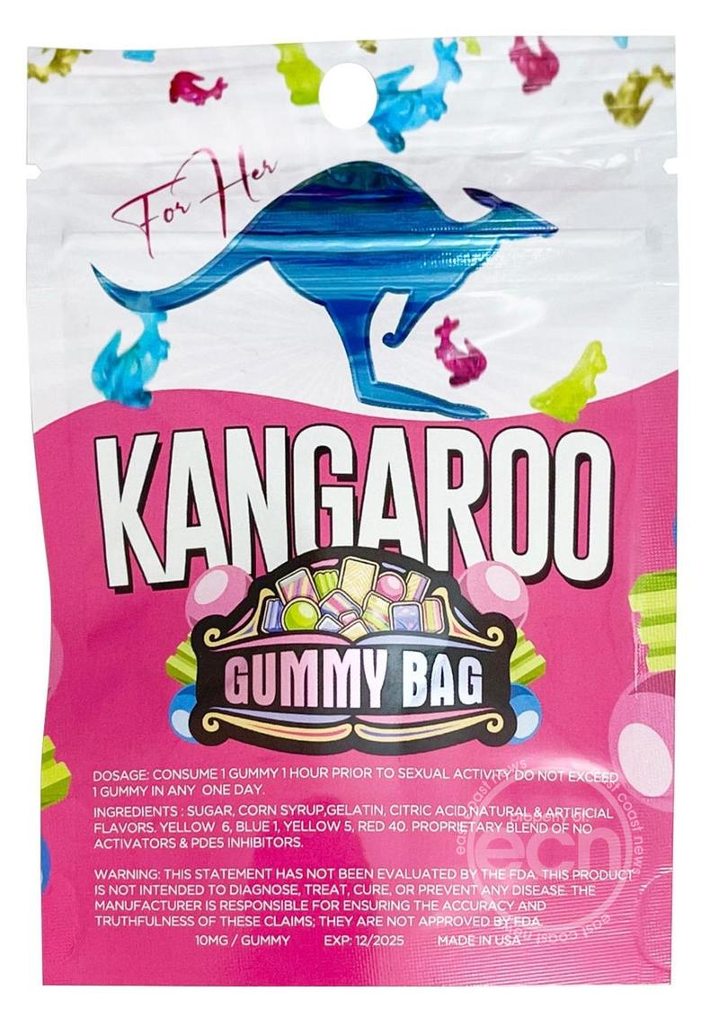 Kangaroo Gummy Pink For Women - (1 pack)