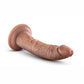 Au Naturel Jack Dildo with Suction Cup 7in - Caramel