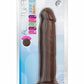 Au Naturel Jackson Dildo with Suction Cup 9in - Chocolate