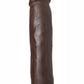 Au Naturel Jackson Dildo with Suction Cup 9in - Chocolate