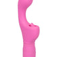 Rechargeable Butterfly Kiss Silicone Clitoral Flicker Vibrator - Pink