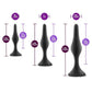 Anal Adventures Platinum Silicone Beginner Plug Kit - Black