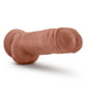 Au Naturel Big Boy Dildo With Balls 10in - Caramel