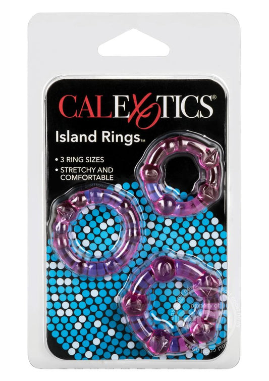 Island Rings Cock Rings (3 piece set) - Pink