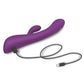 Bunny & Clyde Rechargeable Silicone Rabbit Vibrator - Purple Rain