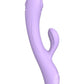 Bunny & Clyde Rechargeable Silicone Rabbit Vibrator - Viva Mauve