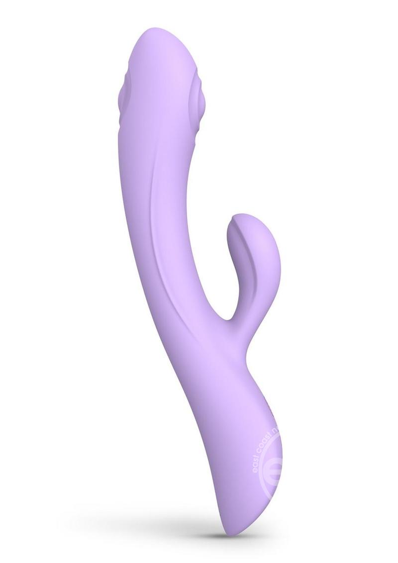 Bunny & Clyde Rechargeable Silicone Rabbit Vibrator - Viva Mauve