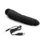 Powercocks Silicone Realistic Vibrator 7in - Black