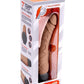 Powercocks Silicone Realistic Vibrator 7in - Caramel