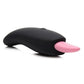 Inmi Luscious Licker 7X Rechargeable Silicone Licking Tongue Clitoral Stimulator - Black/Pink
