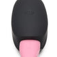 Inmi Luscious Licker 7X Rechargeable Silicone Licking Tongue Clitoral Stimulator - Black/Pink