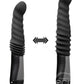 Temptasia Lazarus Rechargeable Silicone Thrusting Dildo - Black