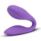 Wellness Duo Rechargeable Silicone Couples Vibrator - Purple