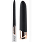 Gender X Gold Standard Rechargeable Silicone Bullet - Black/Rose Gold