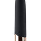 Gender X Gold Standard Rechargeable Silicone Bullet - Black/Rose Gold