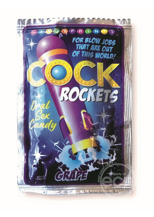 Cock Rockets Oral Sex Candy - Grape