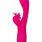 Rechargeable Butterfly Kiss Flutter Silicone Massager - Pink
