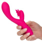 Rechargeable Butterfly Kiss Flutter Silicone Massager - Pink