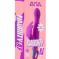Aria Naughty AF Silicone Vibrator - Plum