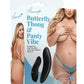 Secrets Butterfly Panty & Rechargeable Remote Control Panty Vibe - Q/S - Turquoise