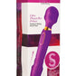 Wand Essential Ultra Thrust-Her Deluxe Rechargeable Silicone Thrusting & Vibrating Wand - Purple