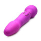 Wand Essential Ultra Thrust-Her Deluxe Rechargeable Silicone Thrusting & Vibrating Wand - Purple