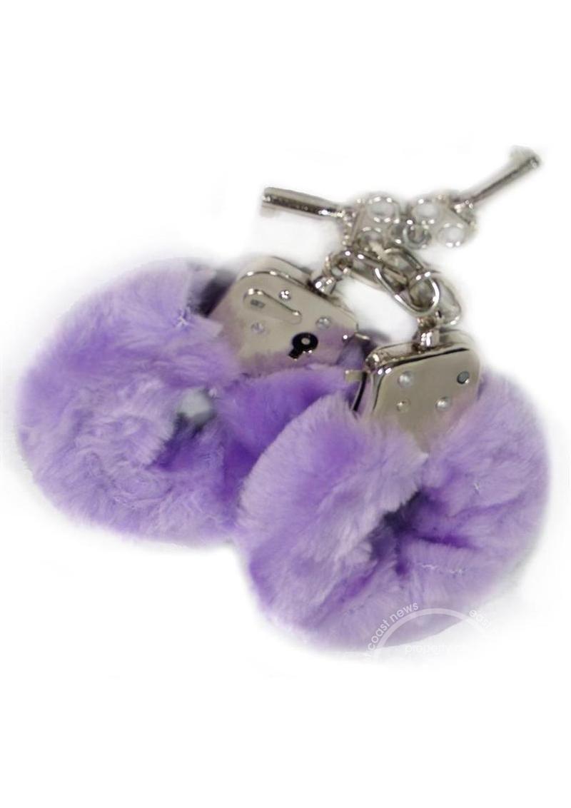 Furry Love Cuffs - Lavender