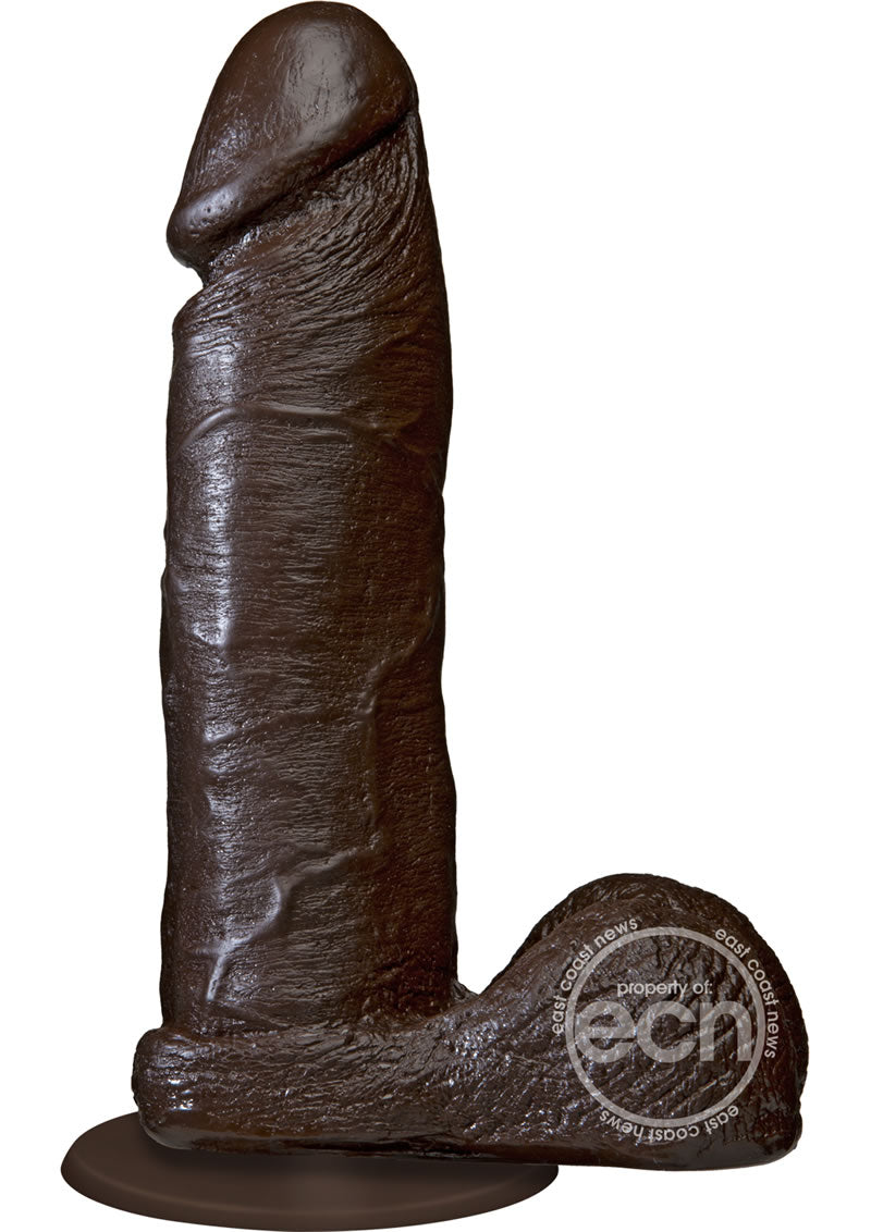 The Realistic Cock Dildo 6in - Chocolate