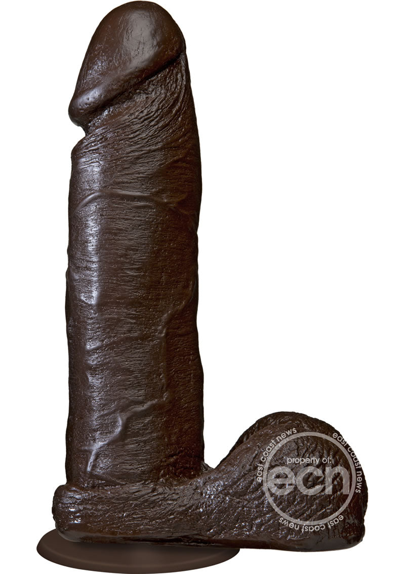 The Realistic Cock Dildo 8in - Chocolate