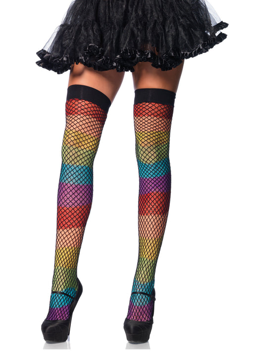 Rainbow thigh highs with fishn 999422101